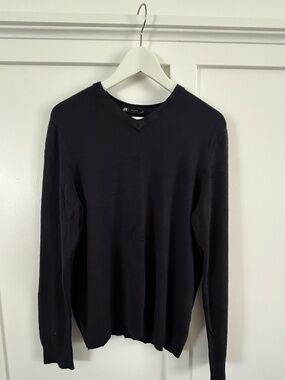 V neck bamboo rayon sweater